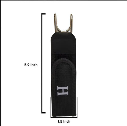 Cinturón elástico táctico con gancho metálico (unisex), diseño invisible sin hebilla | Ajuste lateral suave