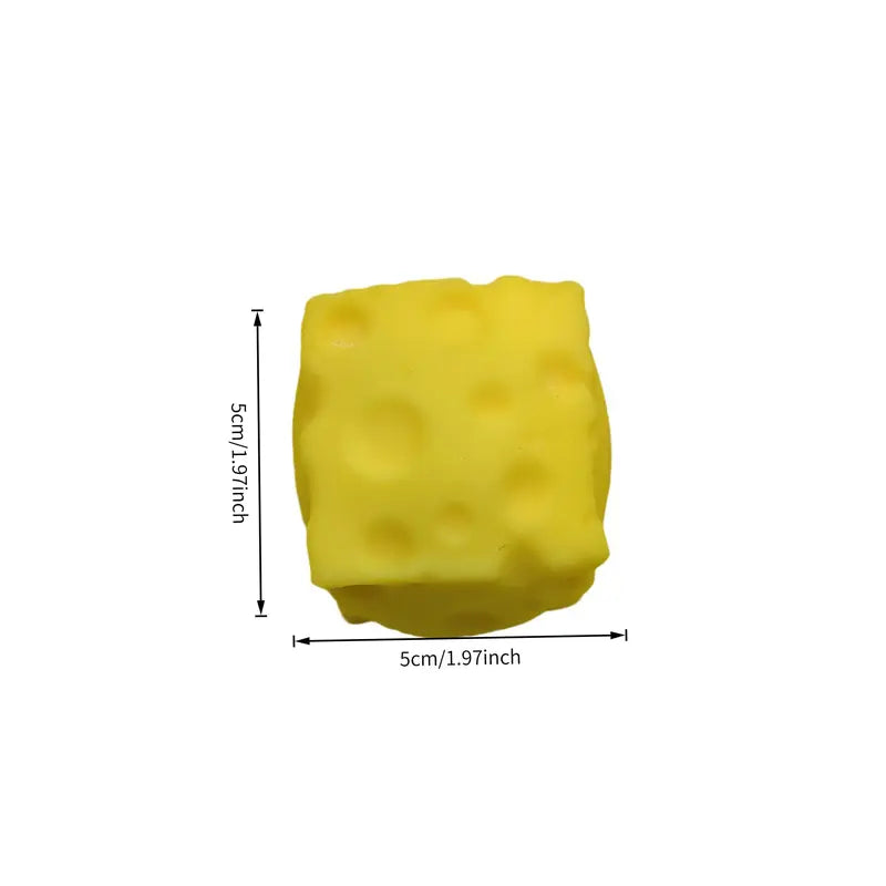 Juguete antiestrés realista, pelota de queso suave de rebote lento, pelota antiestrés creativa para liberar presión, regalo de cumpleaños perfecto, juguetes blandos (squishies)