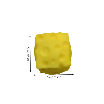 Juguete antiestrés realista, pelota de queso suave de rebote lento, pelota antiestrés creativa para liberar presión, regalo de cumpleaños perfecto, juguetes blandos (squishies)