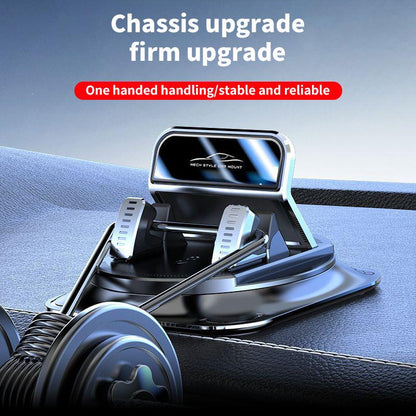 Soporte de teléfono para coche con rotación de 360 grados, adecuado para navegación GPS en salpicadero, ajuste horizontal y vertical de la pantalla, soporte para teléfono móvil antideslizante con ventosa, apto para iPhone y Android