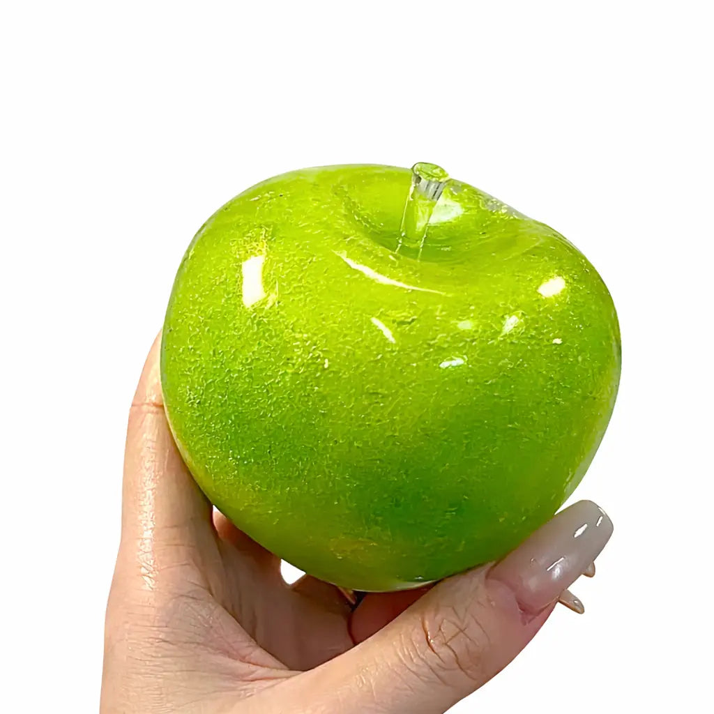 Slushie de Manzana Verde Squishy - Juguete Fidget Moldeable Crujiente sin Rebote | Perfecto para Fuerza de Agarre Media