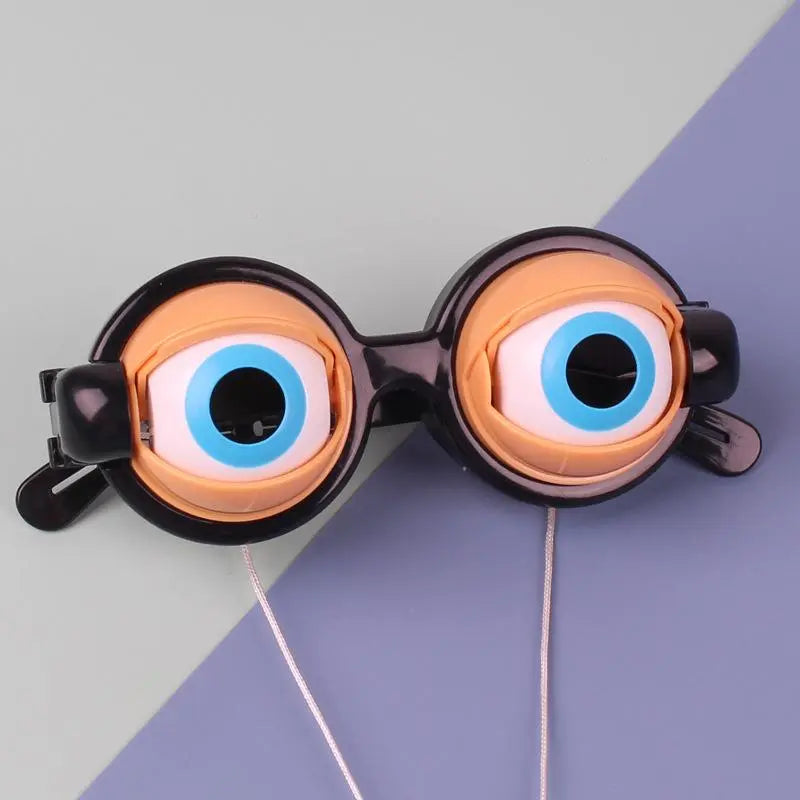 Gafas divertidas y originales, juguete de broma creativo, regalo de Pascua, Navidad y cumpleaños, accesorio novedoso y gracioso, accesorio para juegos, adecuado para artículos de fiesta, adecuado para ojos de dibujos animados de Halloween para niños
