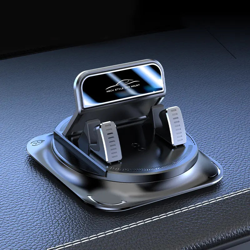 Soporte de teléfono para coche con rotación de 360 grados, adecuado para navegación GPS en salpicadero, ajuste horizontal y vertical de la pantalla, soporte para teléfono móvil antideslizante con ventosa, apto para iPhone y Android