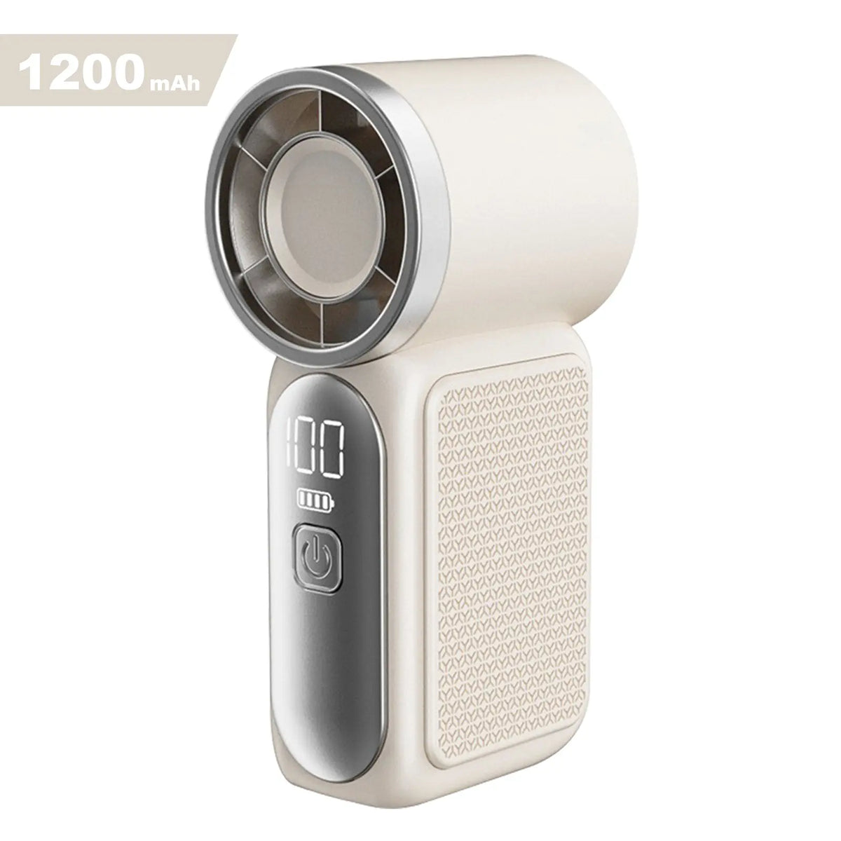 Miniventilador de mano con pantalla LED: ventilador de bolsillo turbo de 6 velocidades para mujer. Recargable por USB, enfriamiento de alta velocidad para viajes y maquillaje. Regalo perfecto. Refrigeración portátil.