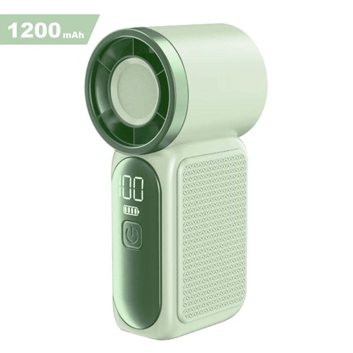 Miniventilador de mano con pantalla LED: ventilador de bolsillo turbo de 6 velocidades para mujer. Recargable por USB, enfriamiento de alta velocidad para viajes y maquillaje. Regalo perfecto. Refrigeración portátil.