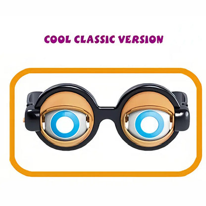 Gafas divertidas y originales, juguete de broma creativo, regalo de Pascua, Navidad y cumpleaños, accesorio novedoso y gracioso, accesorio para juegos, adecuado para artículos de fiesta, adecuado para ojos de dibujos animados de Halloween para niños