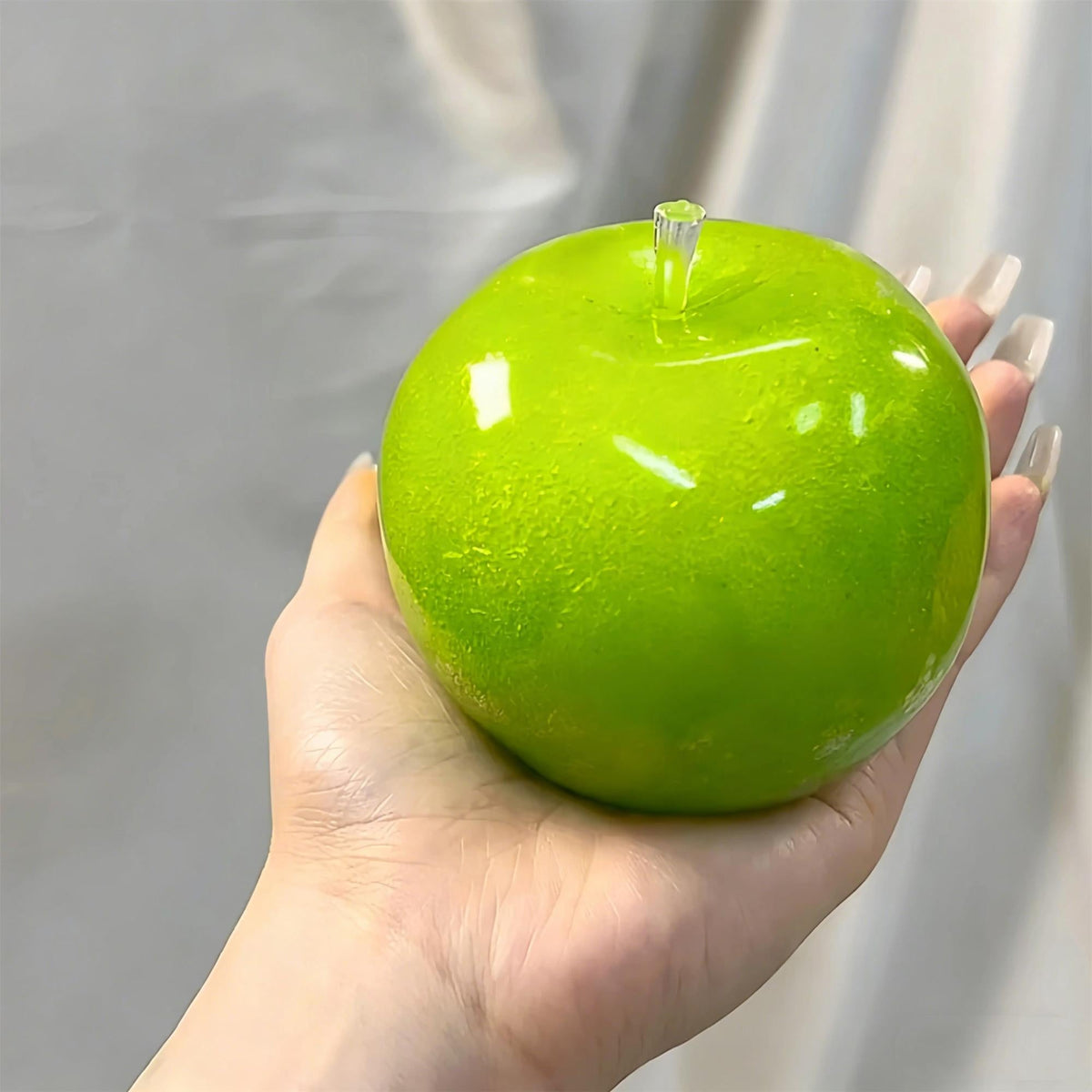 Slushie de Manzana Verde Squishy - Juguete Fidget Moldeable Crujiente sin Rebote | Perfecto para Fuerza de Agarre Media