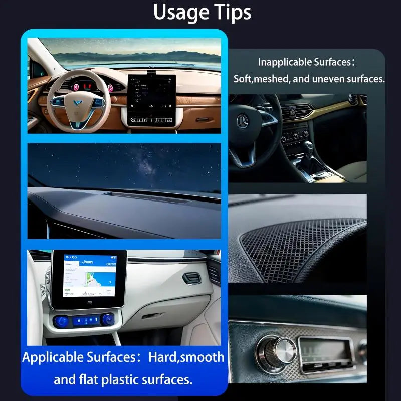 Soporte magnético universal para teléfono de coche con ventosa de succión fuerte para todos los teléfonos inteligentes y vehículos, diseño plegable, funciona en salpicaderos, gimnasios y espejos de baño