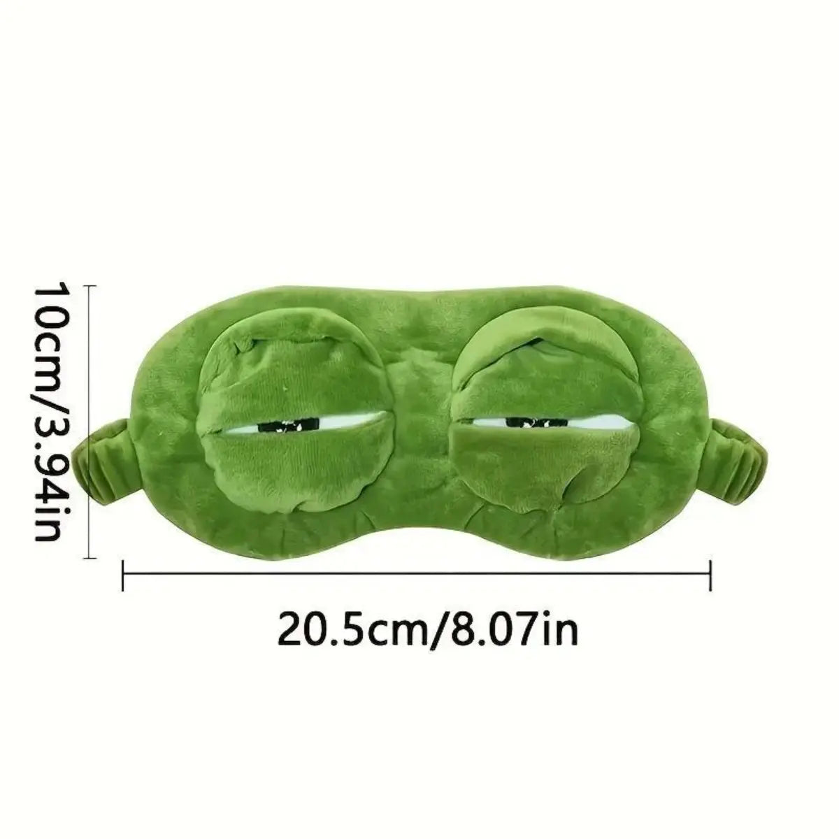Máscara de ojos de rana en 3D, antifaz suave y adorable con diseño 3D, venda hipoalergénica y portátil para viajes y siestas, regalos originales para adultos