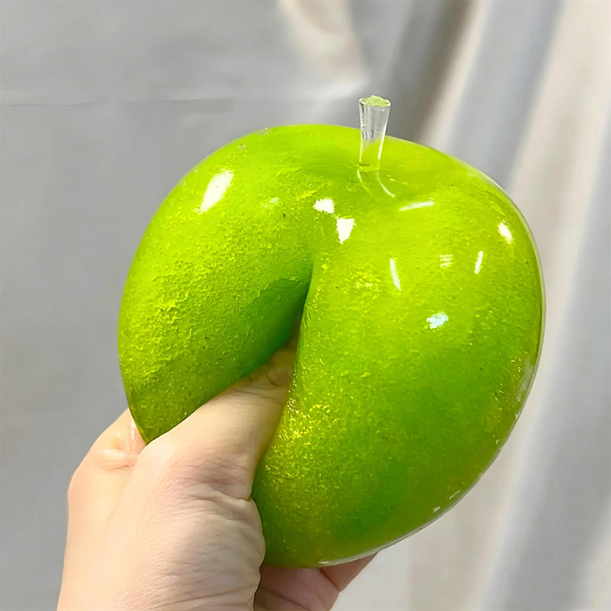 Slushie de Manzana Verde Squishy - Juguete Fidget Moldeable Crujiente sin Rebote | Perfecto para Fuerza de Agarre Media
