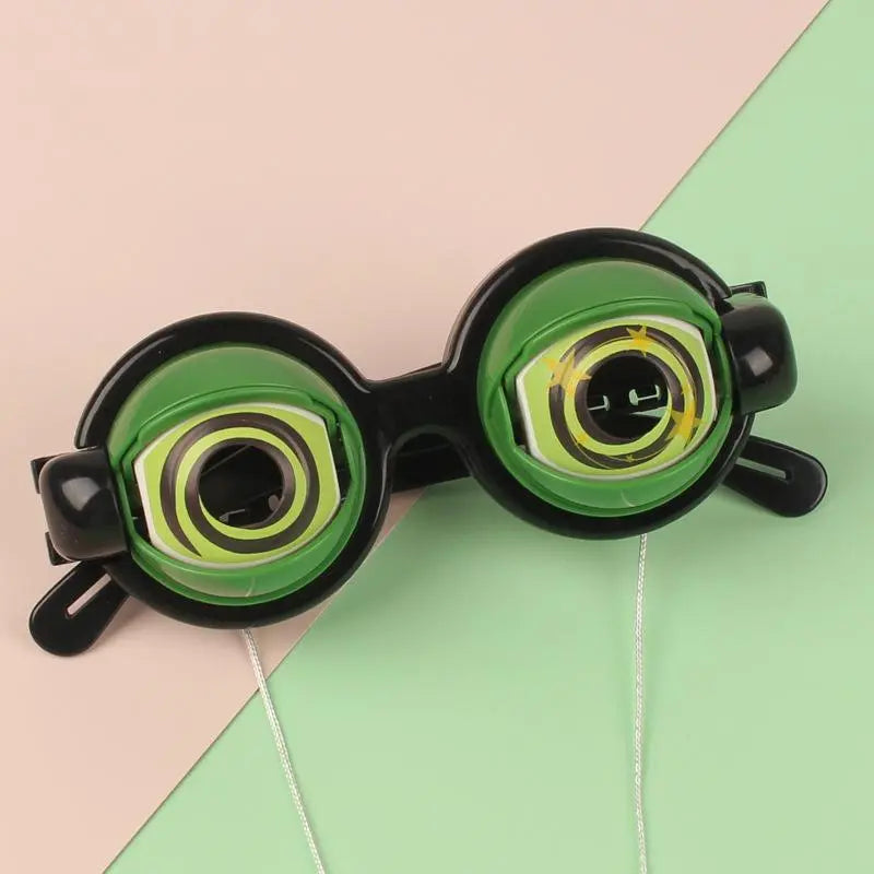 Gafas divertidas y originales, juguete de broma creativo, regalo de Pascua, Navidad y cumpleaños, accesorio novedoso y gracioso, accesorio para juegos, adecuado para artículos de fiesta, adecuado para ojos de dibujos animados de Halloween para niños