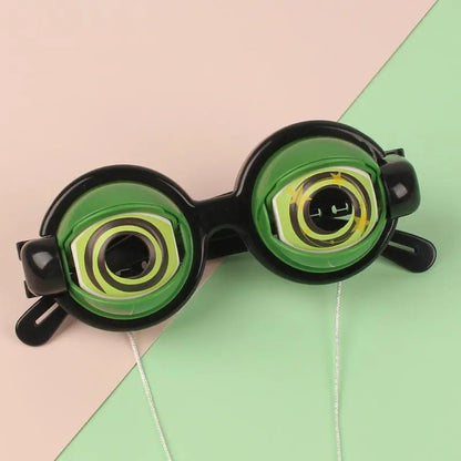 Gafas divertidas y originales, juguete de broma creativo, regalo de Pascua, Navidad y cumpleaños, accesorio novedoso y gracioso, accesorio para juegos, adecuado para artículos de fiesta, adecuado para ojos de dibujos animados de Halloween para niños