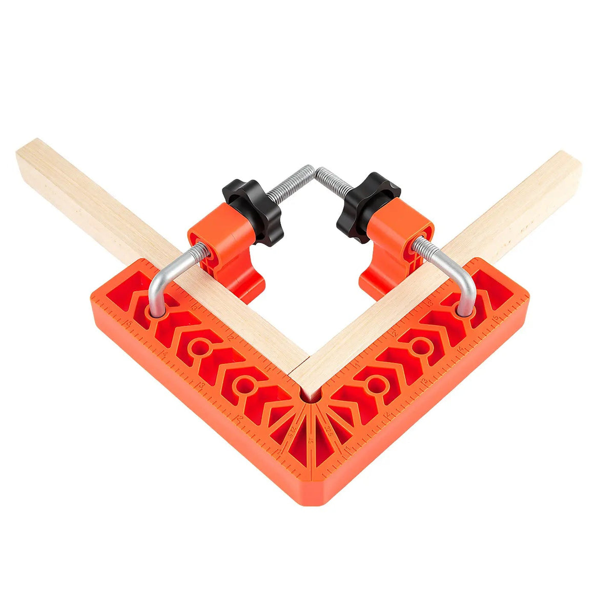 Juego de 4 abrazaderas de ángulo recto – para marcos de fotos, cajas, muebles, hogar, armarios o cajones y posicionamiento de piedra; herramienta de sujeción ajustable multi-superficie