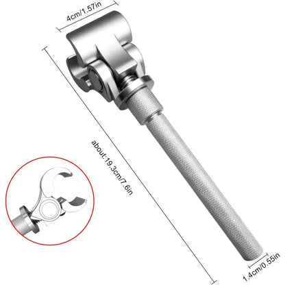 Hinge Wrench, Adjustable Alignment Tool, Material Steel, Door Hinge Adjuster, Cabinet Cupboard Opener, Precision Control Feature, For Home RV Workplace Apartment Furniture