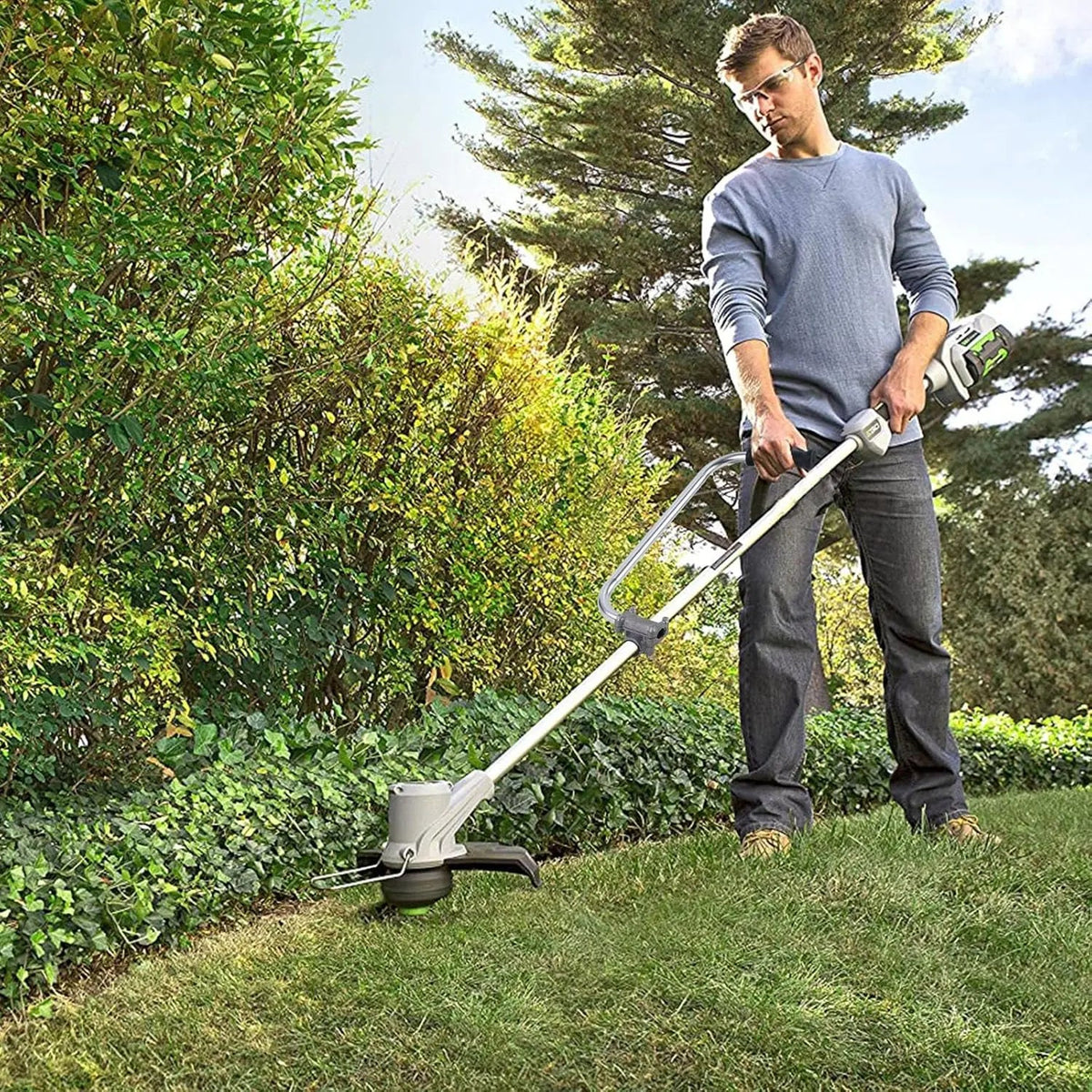 Mango para cortadora de césped, mango de aluminio para cortadora con soporte de clip, mango multifuncional para cortadora de jardín, accesorios para herramientas eléctricas, construcción de aluminio